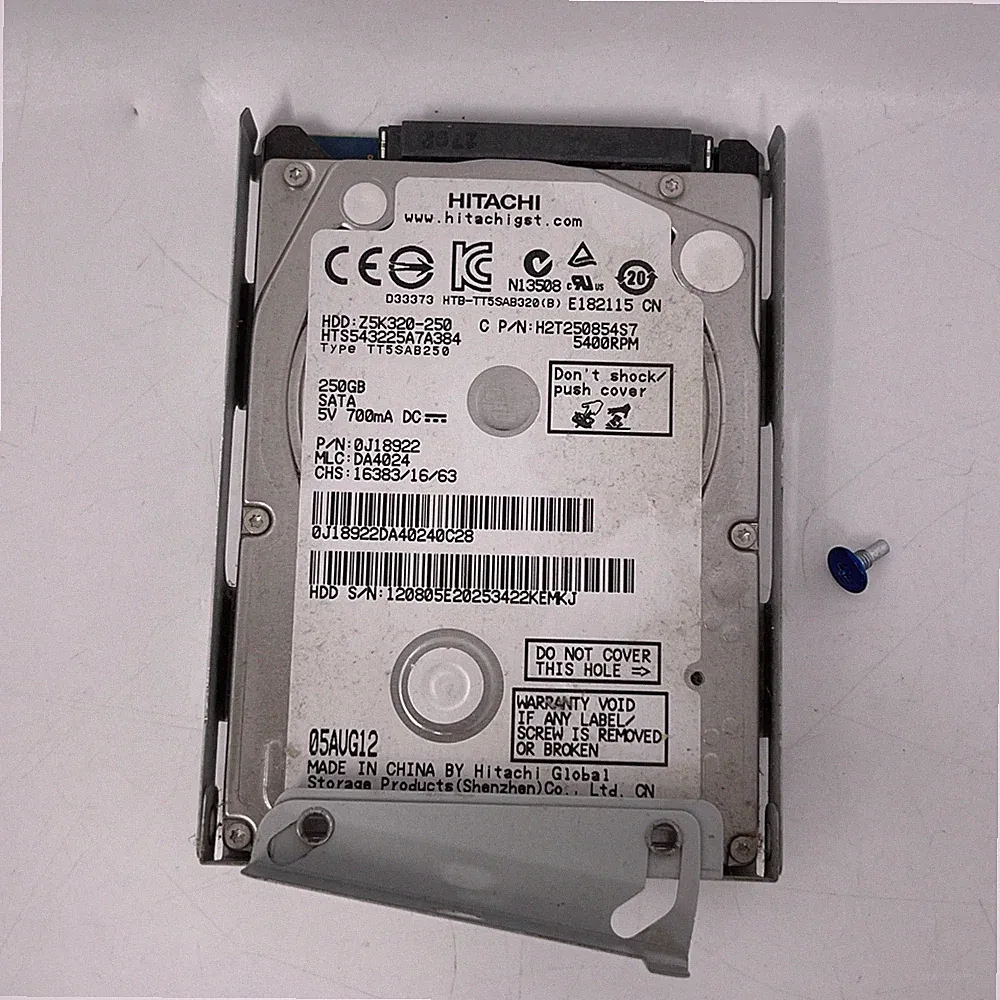 250GB Super Slim PS3 Hard Drive Kit - HDD, Mounting Bracket Caddy Cradle, Screws