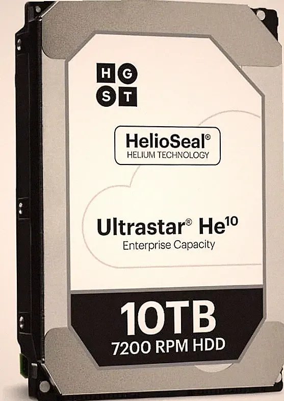 HGST Enterprise Ultrastar He10 10TB 6Gbps 7.2K 3.5 256MB SATA Hard Drive
