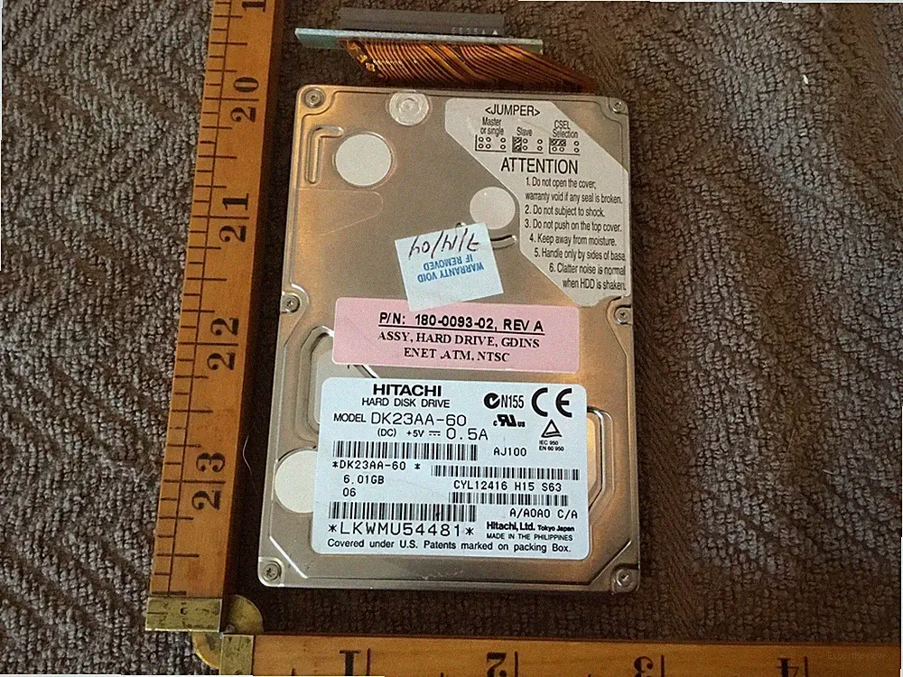 Hitachi 6.0GB Hard Disk Drive DK23AA-60 Used