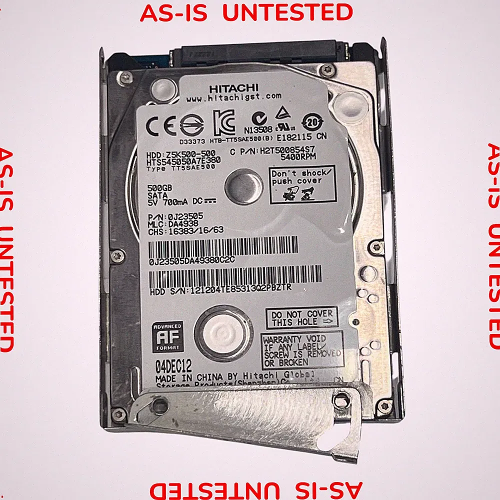 Hitachi OEM PS3 500GB Super Slim Hard Drive HDD Caddy Cradle CECH-4001C As Is