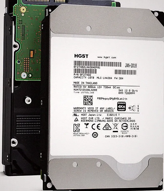 HUH721010AL4200 HGST Ultrastar He10 10TB 7200RPM SAS 12Gbps 256MB